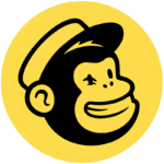 Mailchimp yellow circle logo icon.