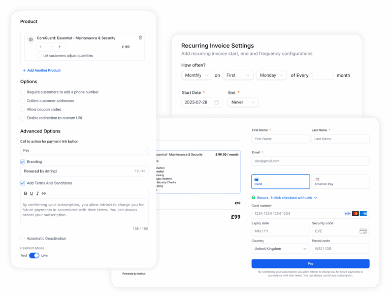 Payment invoicing