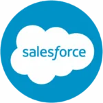 Salesforce blue circle logo icon.